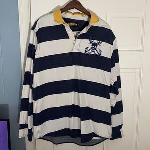 Polo-ralph-lauren Men's Blue and Yellow Polo-shirts